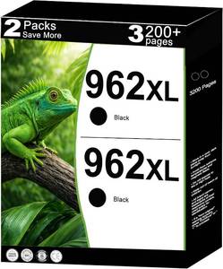 lot 40151 image: HP 962XL Black Ink Cartridges 2-Pack for 9010e90129020e901990159025e