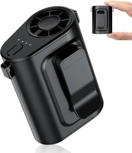 lot 40176 image: Portable Waist Fan, Ultra Lightweight Clip-On Personal Fan for Travel