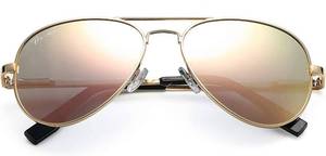lot 40199 image: Pro Acme Classic Polarized Aviator Sunglasses UV400 Drive Shade