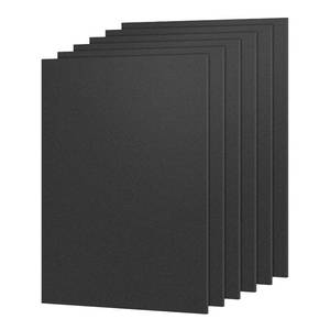lot 40226 image: KAITELA Black ABS Plastic Sheet 12 x 16 x 18 Thick (3mm), Pack of 6
