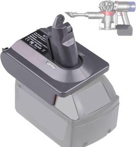 lot 40247 image: Dyson V6 Battery Adapter for Milwaukee 18V M18 to V6 (DC62DC59)