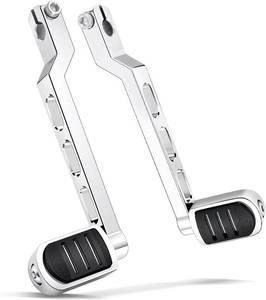 lot 40268 image: Amazicha Heel-Toe Shift Pegs CNC Aluminum for Harley Touring Chrome