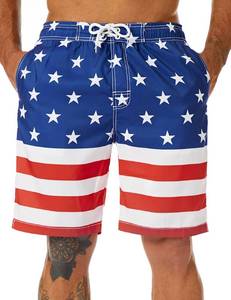 lot 40269 image: KAILUA SURF Mens Swim Trunks Quick-Dry Boardshorts 9-Inch Inseam Mesh-Lined Large