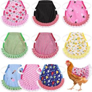 lot 40270 image: 9Pcs Chicken Saddles for Hens, Waterproof Aprons with Straps