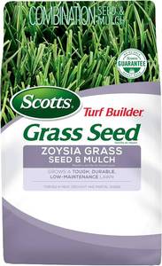 lot 40277 image: Scotts Turf Builder Zoysia Seed, 5 lb - Full Sun Shade, Up to 2,000 sq ft