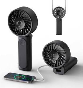 lot 40309 image: Peiyuu Handheld Fan, 4000mAh Rechargeable Portable Personal Fan, 6 Speeds