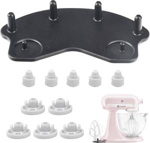 lot 40311 image: Stand Mixer Attachment Holders for KitchenAid, Flat Beater & Dough Hooks