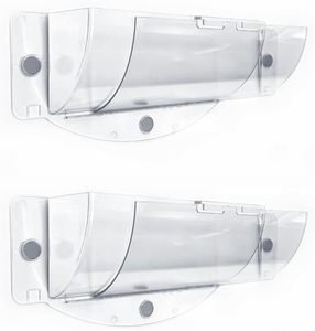 lot 40319 image: Two Adjustable Air Vent Deflectors, Expands 8 16,5, Magnetic Mount