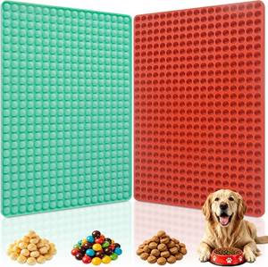 lot 40327 image: 2Pcs Mini Round Silicone Molds for Baking, Dog Treat Mold for Pupsicles