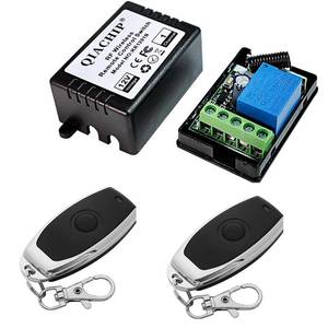 lot 40330 image: QIACHIP DC 12V 1CH 433MHz RF Wireless Relay Remote with Receiver