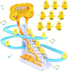 lot 40331 image: Ducks Climbing Toys Electric Ducks Chase Race Track Game with 9 LED Lights