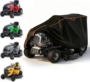 lot 40345 image: Riding Lawn Mower Cover, Waterproof Heavy-Duty 600D Polyester, Universal Fit