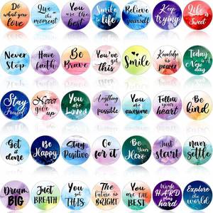 lot 40359 image: Flutesan 35 Pcs Inspirational Magnets Refrigerator for Whiteboard Cabinet