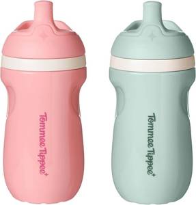 lot 40380 image: Tommee Tippee Toddler Sippy Cup, Sporty Spout, 1-3 Years, Insulated