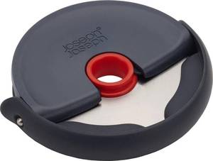 lot 40387 image: Joseph Joseph Disc Easy-Clean Pizza Wheel, GreyRed