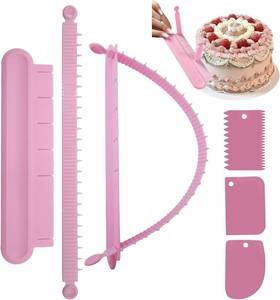 lot 40492 image: 2 Pcs Flip Cake Arc Ruler, Cake Swag Maker, Decorating Graduated Scale