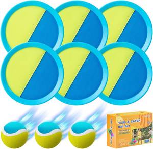 lot 6538 image: Pool Toys for Kids, Beach Toys, Toss and Catch Ball Set, Pool Toys  Missing 2