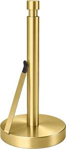 lot 6559 image: YUMORE Heavy Duty Paper Towel Holder Countertop Weighted Base Gold