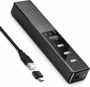 lot 6561 image: Computer Speaker & Microphone, USB-C Plug & Play, ZoomTeams Compatible