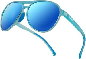 lot 6562 image: Jefoo Polarized Aviator Sunglasses for Women and Men UV400 Protection