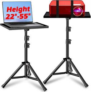 lot 6575 image: Projector Stand 33LB, 22-55 Height, for ProjectorLaptopDJ Gear, Black