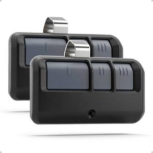 lot 6593 image: 2-Pack 3-Button Garage Door Opener Remote, 120ft Range, Universal