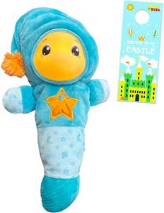 lot 6656 image: Playskool Glo Worm Soother Toy Set with SmartSense Cry Sensor, Recordable