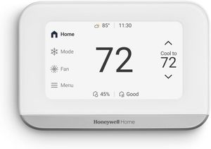 lot 6657 image: Honeywell Home X7S Smart Wi-Fi Programmable Thermostat, White