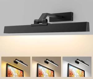 lot 6659 image: Battery-Operated Picture Light 16in Wall Light with Remote, CCT Dimmable