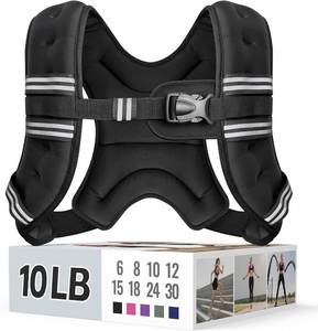 lot 6681 image: Zeerun Weighted Vest, 6810121518202430LB for Men Women