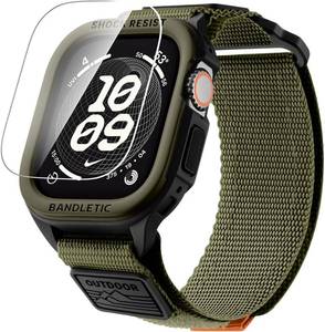 lot 6714 image: Bandletic Rugged Case with Band Compatible with Apple Watch 49mm Men