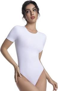 lot 6716 image: Womens Bodysuits Tummy Control, Short Sleeve, Round Neck XL