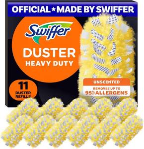 lot 6816 image: Swiffer Dusters Heavy Duty Multi-Surface Duster Refills, Unscented, 11 Count