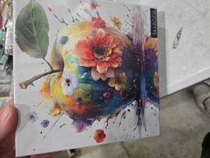 lot 6850 image: Larkipuzz 1000-Piece Colorful Apple Puzzle for Adults, APPLE