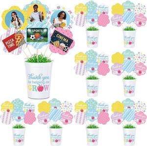 lot 6876 image: Yinkin 9-Set Teacher Appreciation Gift Card Bouquet Kit