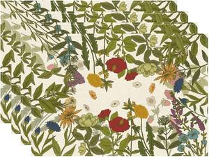 lot 6920 image: XCHI Daisy Grass Placemats Set of 4 12x18 Inch