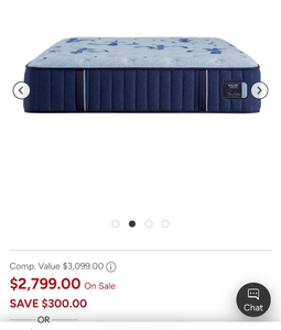 lot 264 image: BRAND NEW Stearns &amp Foster Estate 2.0 13 King Retails for $3000 - Retail $3000