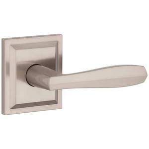 lot 6002 image: Baldwin Torrey Low Profile Rose HallCloset Lever in SN - Retail $66
