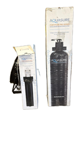 lot 6056 image: Aquasure Fortitude Pro Mix Media Tank whole house water filter system  2cf AF-FP1500MT AF-FP1500 (retails for $700) - Retail $700