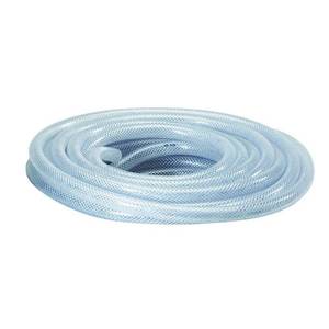 lot 6104 image: 2-12 In. O.D. X 2 In. I.D. X 2 Ft. PVC Braided Vinyl Tube - Retail $22