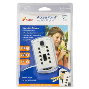 lot 6114 image: 001370 2 Key Pushbutton Keysafe Assorted Colors - Retail $127