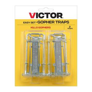 lot 6149 image: Victor Easy Set Gopher Trap  2-Pack - Retail $58