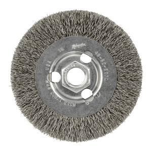 lot 6150 image: Milwaukee Tool 4  Radial Crimped Wheel- Carbon Steel - Retail $55
