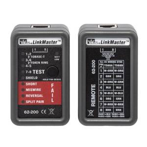 lot 6194 image: Ideal Industries Linkmaster UTPSTP Cable Tester  Dark Display  Cable Tester