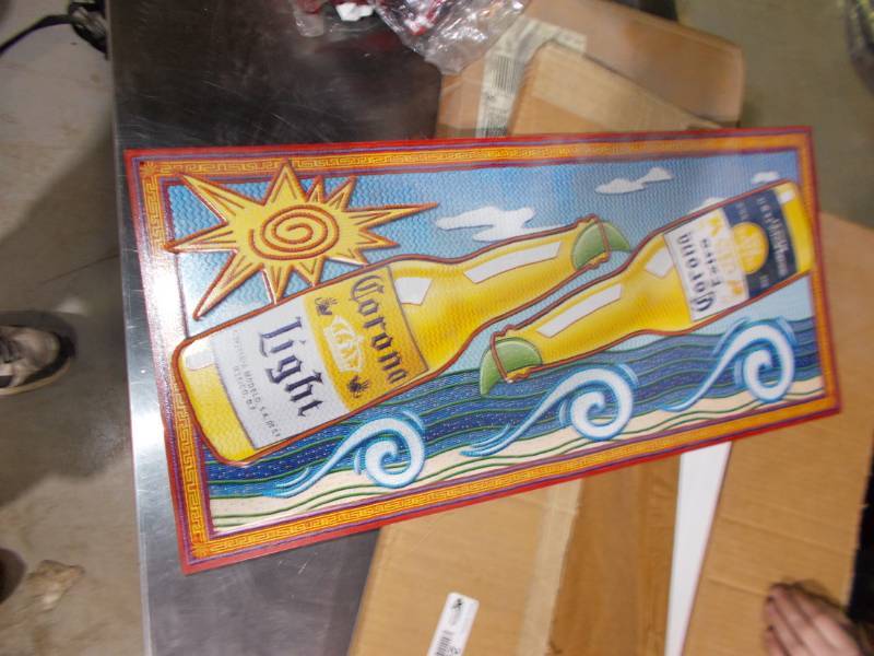 lot 2225 image: advertisement signs and blow ups Alcohol Beer