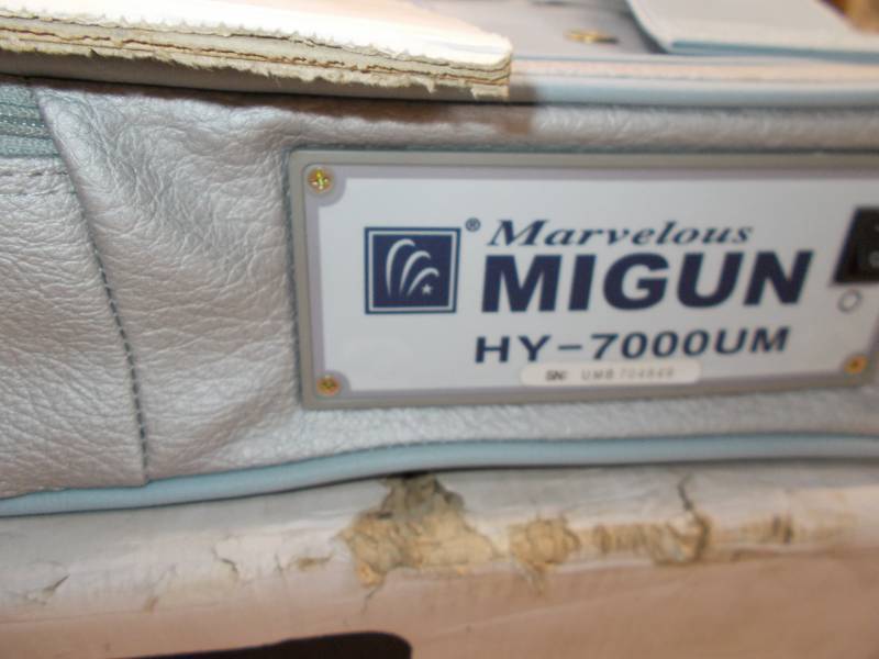 lot 2213 image: Migun HY-7000UM Thermal Massage Bed Thermassage Energy Product