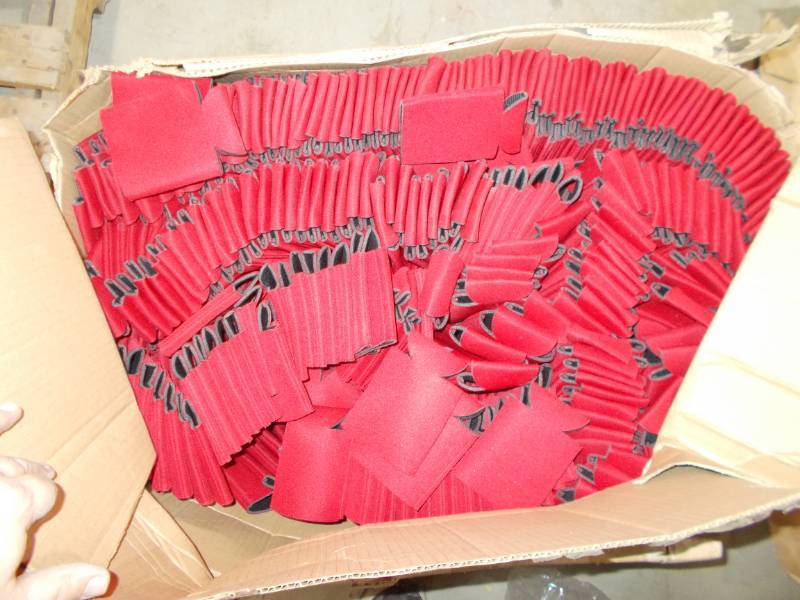 lot 2214 image: Large Lot of Red Beer Pop Cozies koozie