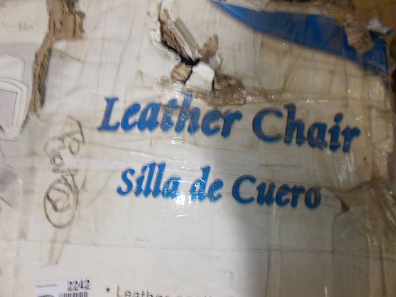 lot 2242 image: Leather Office Chair