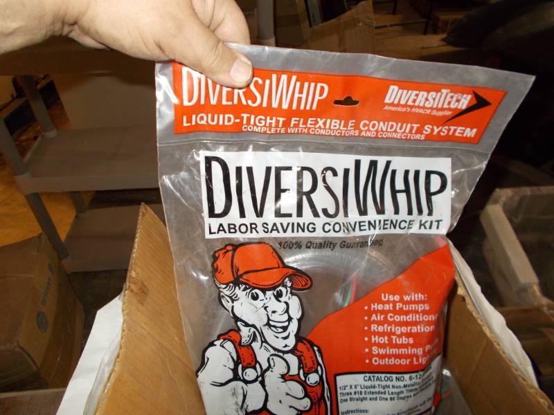 lot 2255 image: Diversiwhip labor saving convenience kit Electrical Whip