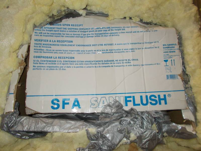 lot 2238 image: SFA saniflush toilet bowl